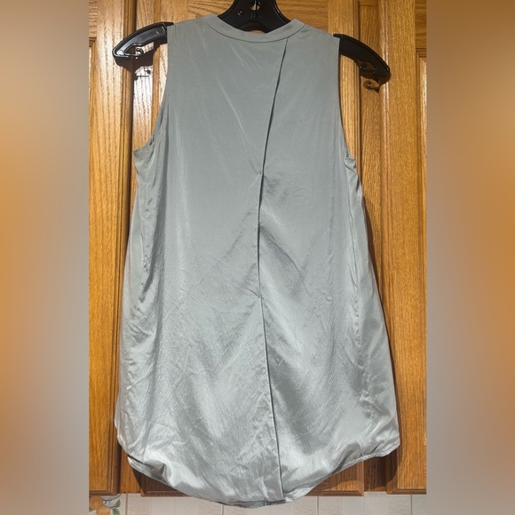 Alexander Wang Gray Wrap Silk Tank Top Sleeveless Women's XS EUC - Picture 5 of 7